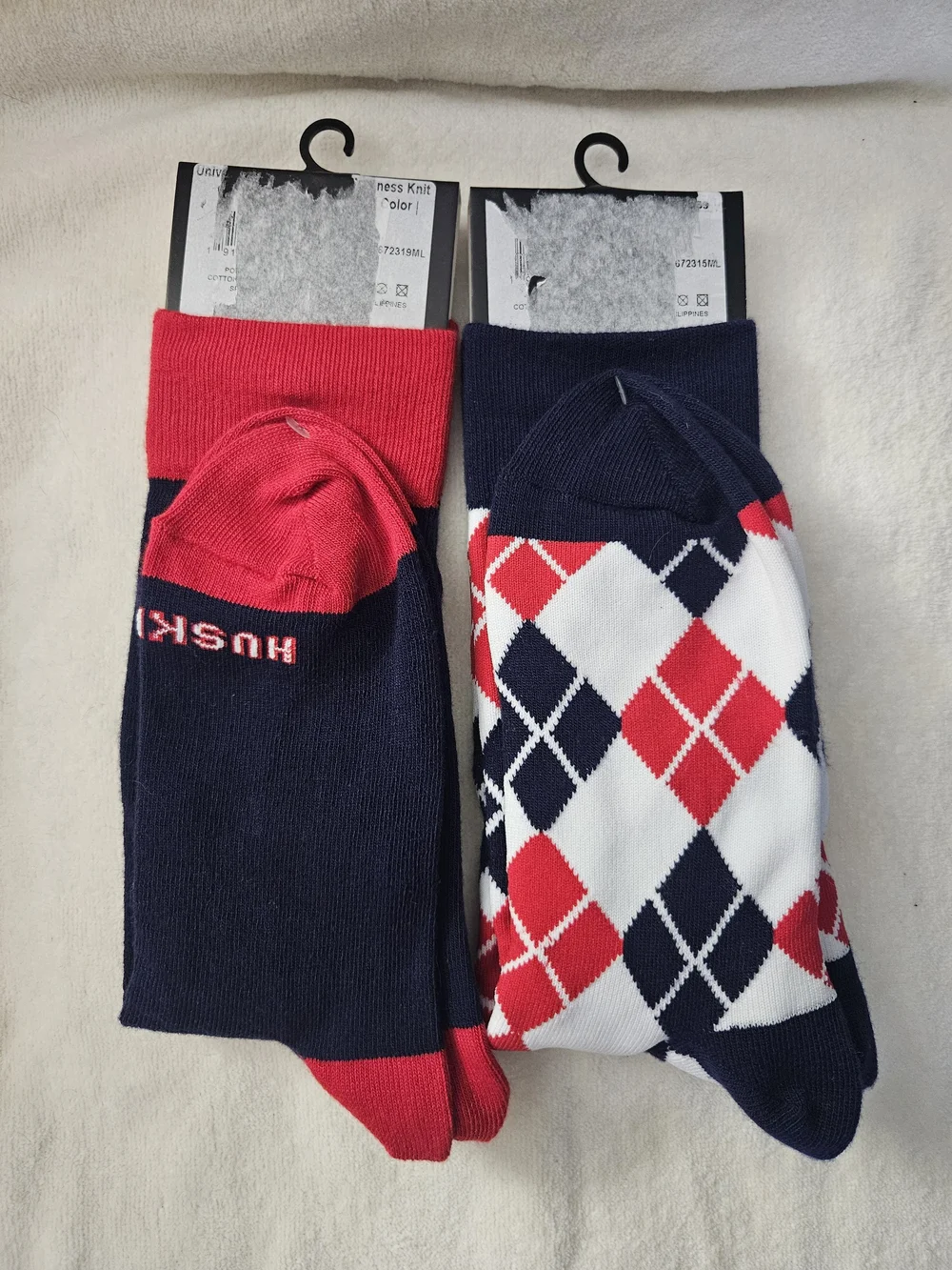 Strideline UConn Huskies Business Knit Crew Socks 2-Pair Pack NWT M/L